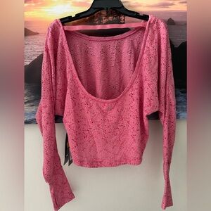 Studio be Capezio/ Women's Activewear/Yoga/Long sleeve open back top/ S/ NWT